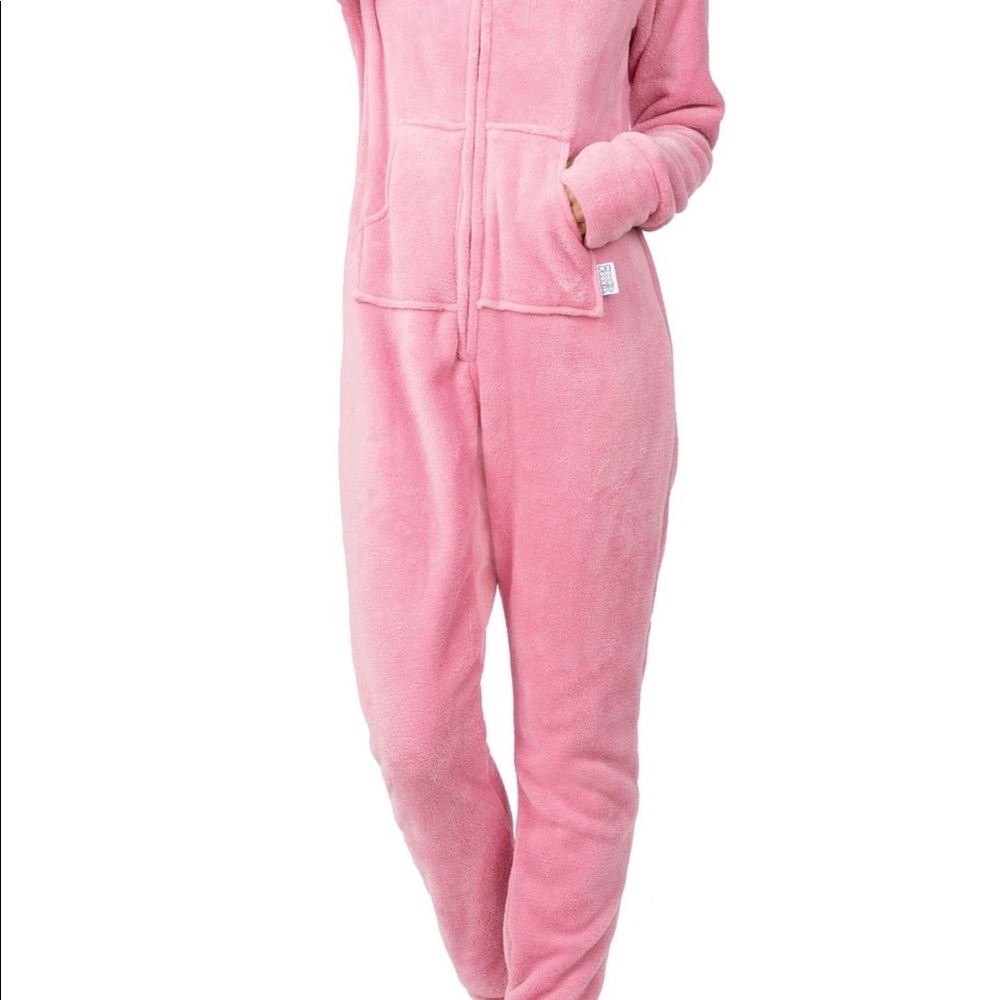 Pajamagram Hoodie-Footie Pink